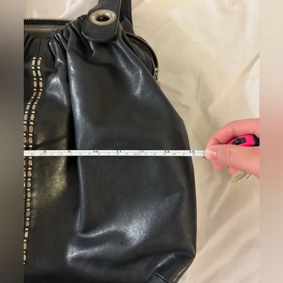 Calleen Cordero Los Angeles black leather shoulder bag - Picture 7 of 12